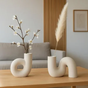 Par de Vaso Decorativo Minimalista Nórdico